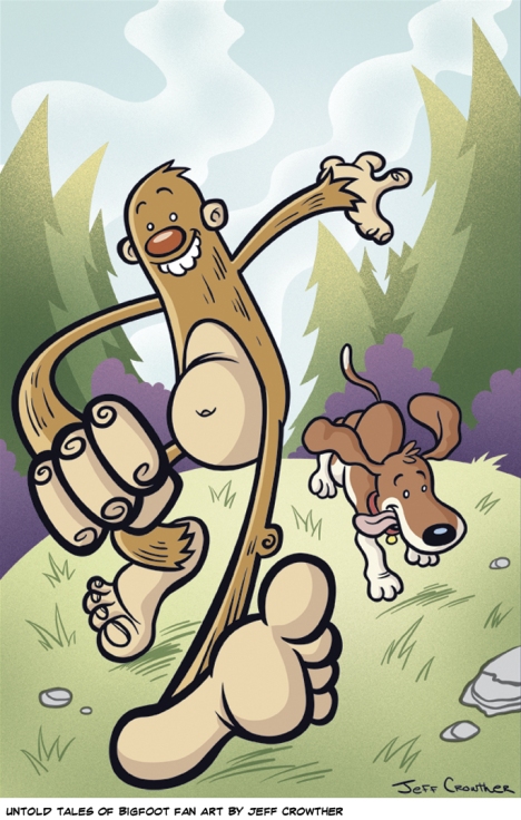 Untold Tales of Bigfoot fan art by Jeff Crowther