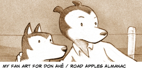 Vince Dorse fan art for Road Apples Almanac